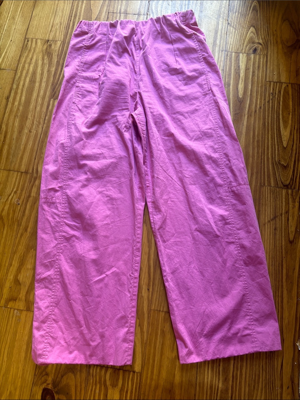 Maeve by Anthropologie Size Small Trousers Pinkish Purple Color W/Elastic Waist